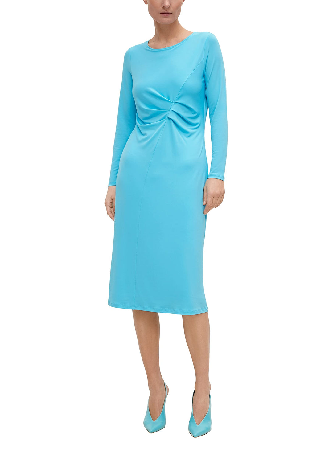 comma Damen Kleid 34 Blau 6242, 34 Blau 6242