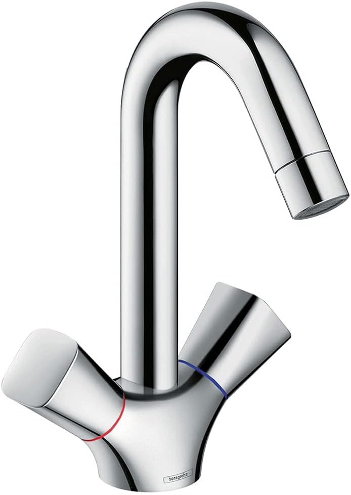 Hansgrohe 71014000 mycube Waschtischarmatur, für Badezimmer, Chrom pour lavabo - 15 cm sous bec Mit