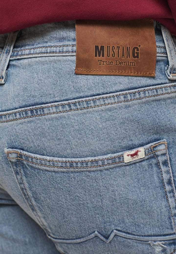 MUSTANG Herren Oregon Tapered Jeans 38W / 32L Mittelblau 584, 38W / 32L Mittelblau 584