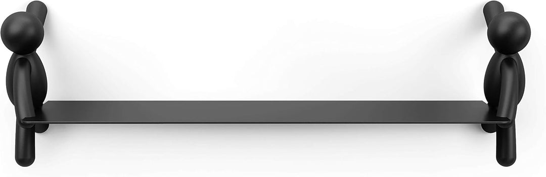 Umbra Buddy schwebendes Wandregal Shelves & Magazine Racks, Steel, Black, Einheitsgrösse, Zeitgenöss