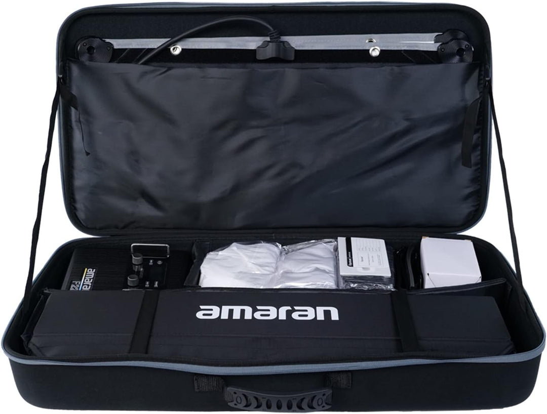 Aputure Amaran F22x 200W Flex-LED-Videoleuchte mit Wabengitter, zweifarbig 2500K-7500K, unterstützt