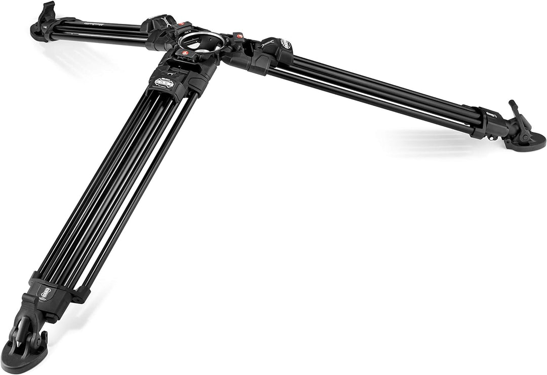 Manfrotto, Profi-Videokamera-Stativ 645, Tripod aus Aluminium mit schnellen Doppelrohrbeinen, Kamera