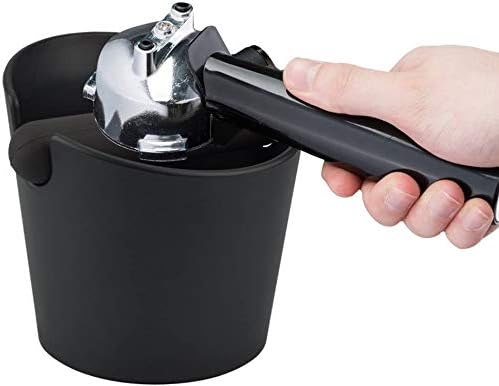 Espresso-Klopfbox, 12,2 cm, Kaffeeklopfbox, Espresso-Mülleimer für Kaffeesatz mit abnehmbarer Klopfs