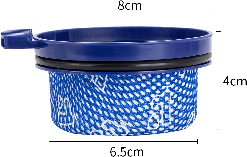 YanBan 4 Stück Ersatz-HEPA-Filter, kompatibel mit Samsung Bespoke Jet VS20A958FWN, VS20A95923B/AA St