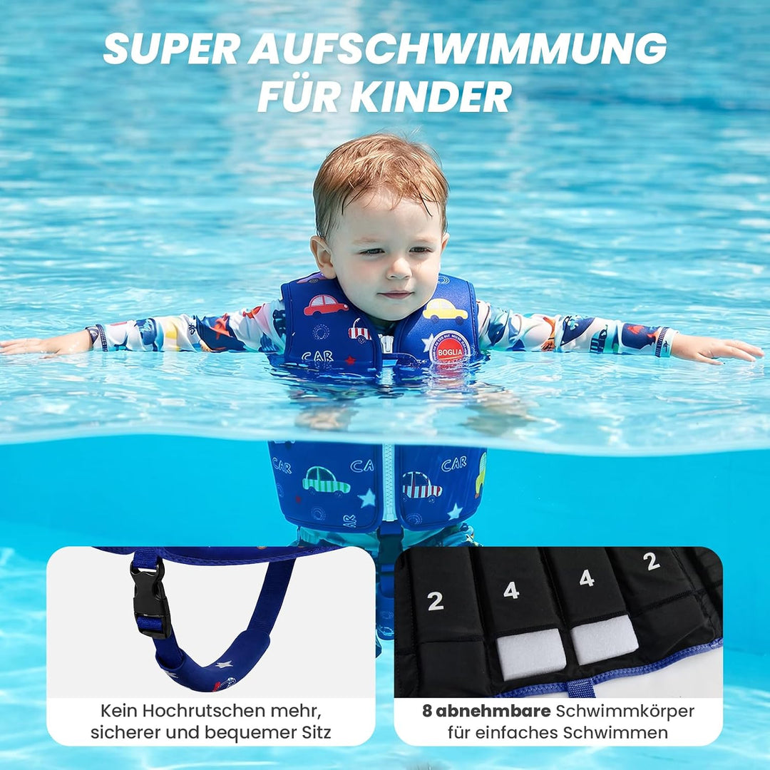 Zeraty Kleinkind Schwimmjacke - Leichte Kinder Schwimmweste - Schwimmhilfe für Kinder - Floating Bad