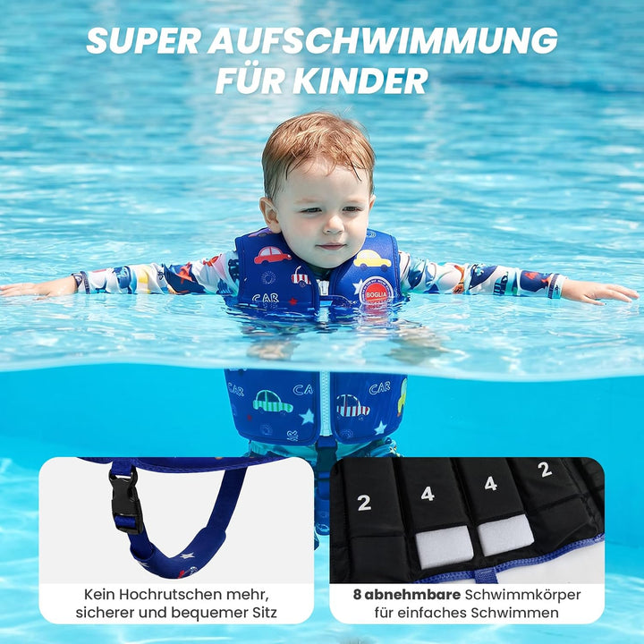 Zeraty Kleinkind Schwimmjacke - Leichte Kinder Schwimmweste - Schwimmhilfe für Kinder - Floating Bad