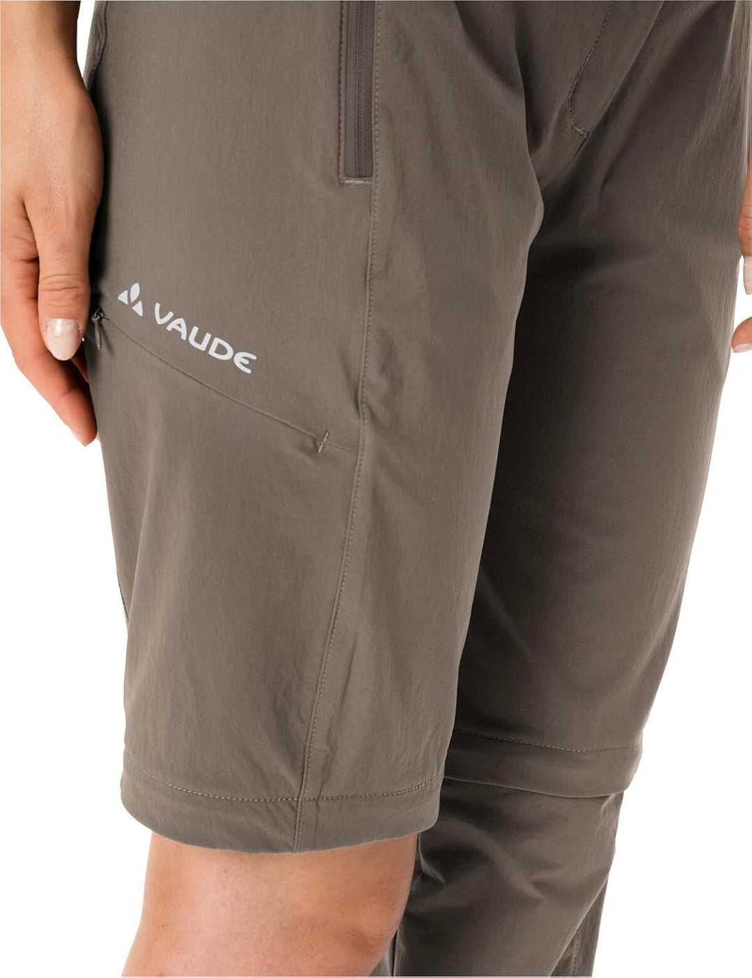 VAUDE Hosen Women's Farley Stretch ZO T-Zip Pants II 34 Coconut, 34 Coconut