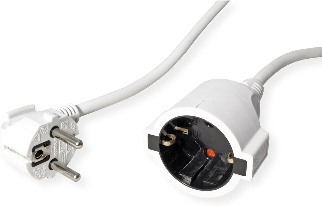 Schutzkontakt-Verlängerungskabel, 250V, weiss, 15m
