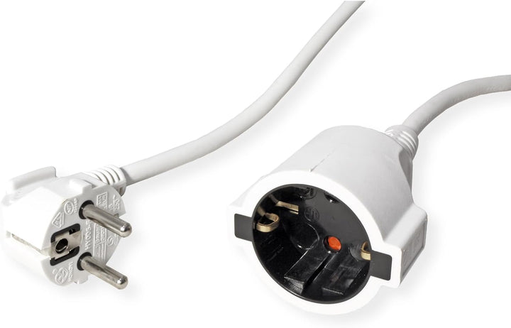 Schutzkontakt-Verlängerungskabel, 250V, weiss, 15m