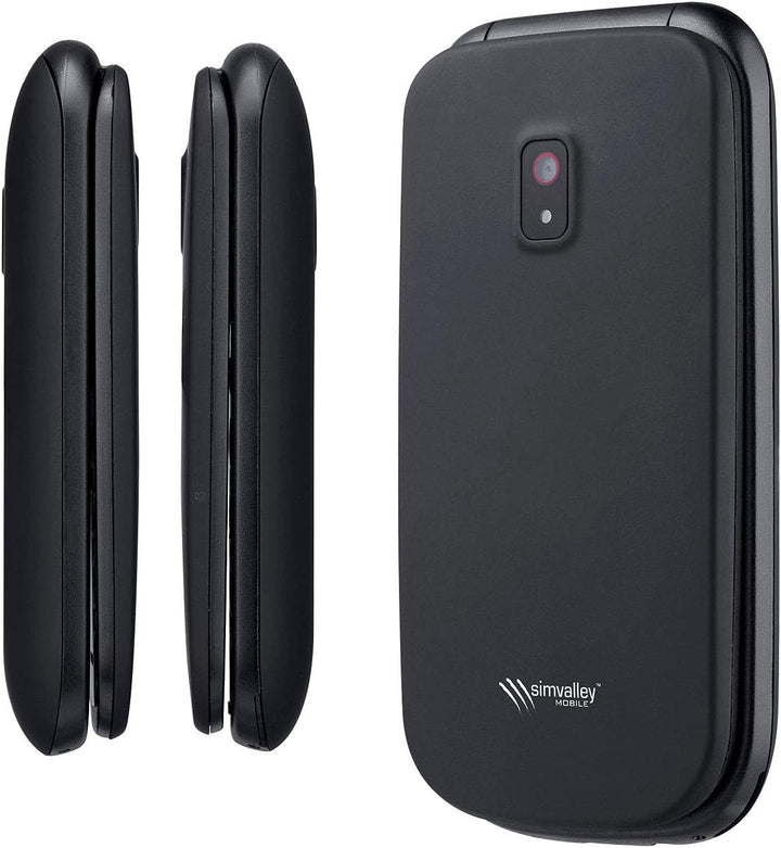 simvalley MOBILE Klapptelefon: Notruf-Klapphandy XL-949 mit Garantruf Easy, Dual-SIM und Bluetooth (