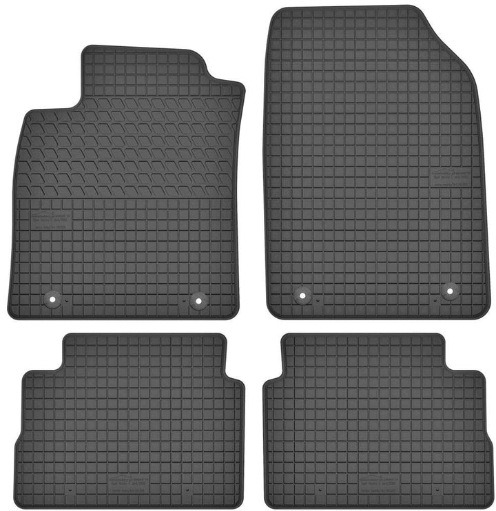 Fussmatten Vorne und Hinten 4er Set für Opel Vectra C 2002-2010 Gummi Gummimatten Vorne, Hinten, Vor
