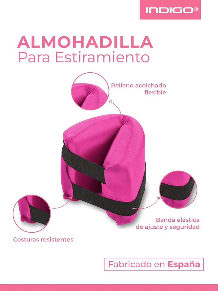DRUNA Schutzkissen Indigo für Rhythmischen Sportgymnastik 24 * 12 cm Rosa, Rosa