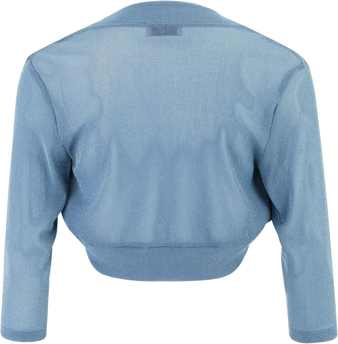 Vera Mont Damen Blazer 42 Blue/Silver, 42 Blue/Silver