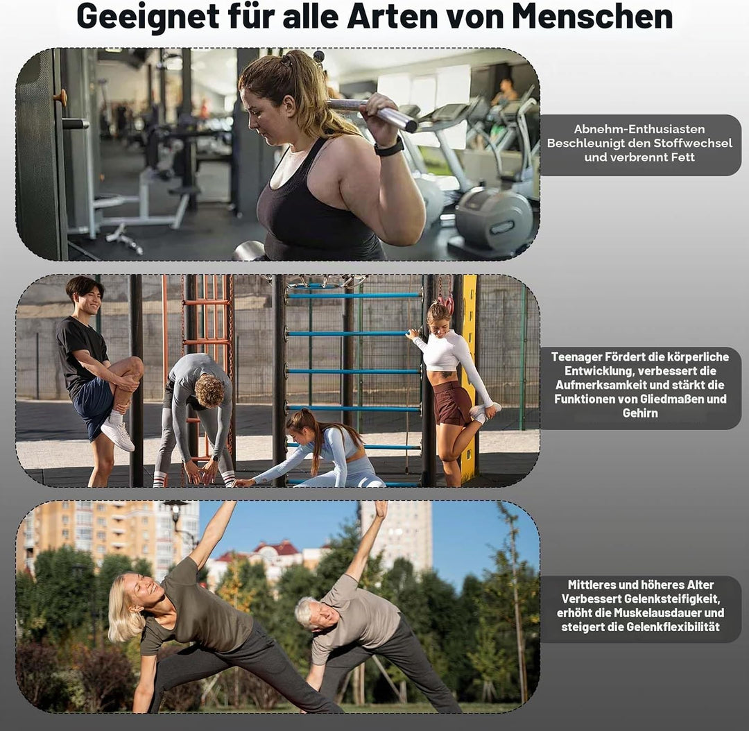 Latzug Griff, Bizeps Stange Trizeps Kabelzug, Latzugstange Kurz 48 cm Schwarz, Gym Zuhause Bodybuild