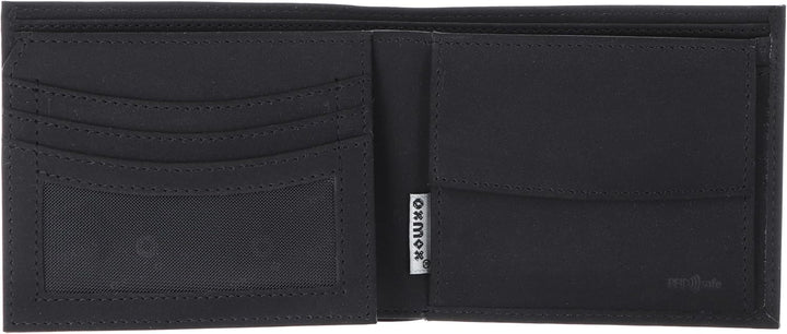 Oxmox Geldbörse Herren/Portemonnaie Damen | Wallet mit RFID Schutz | New Cryptan (Vegan) | 5 Kreditk