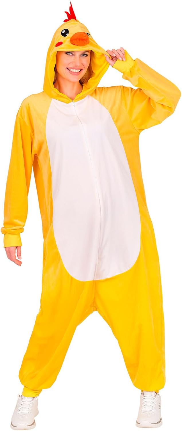 W WIDMANN MILANO Party Fashion - Süssigkeiten Monster Jumpsuit für Erwachsene, türkiser Plüsch Overa