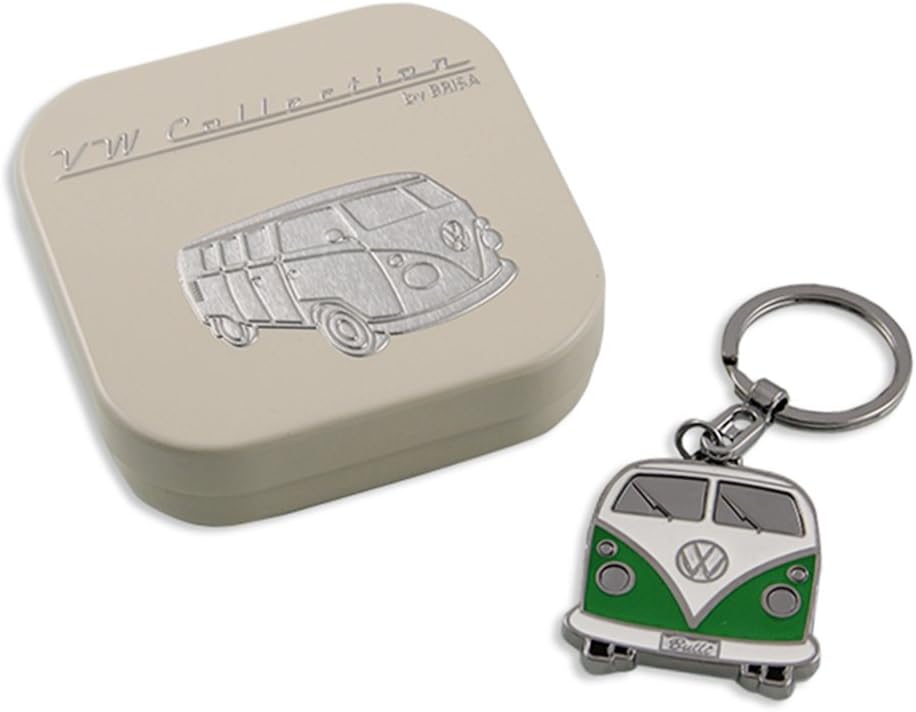 BRISA VW Collection - Volkswagen Emaillierter Metall Schlüssel-Anhänger-Ring Schlüsselbund-Accessoir