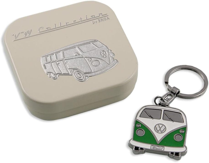 BRISA VW Collection - Volkswagen Emaillierter Metall Schlüssel-Anhänger-Ring Schlüsselbund-Accessoir