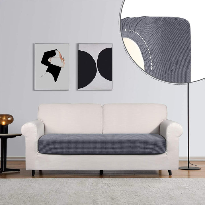 TAOCOCO Sofa Sitzkissenbezug, Elastischer Sofa Sitzkissenbezüge, Ajustable, Waschbar, Protection Meu
