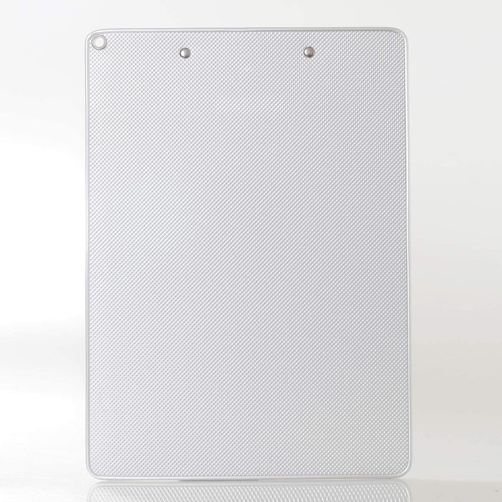 6er A5 Metall Klemmbrett, Anti-Rutsche Rückseite, Gummierter Metalklemme, Hartfaser Schreibbrett mit