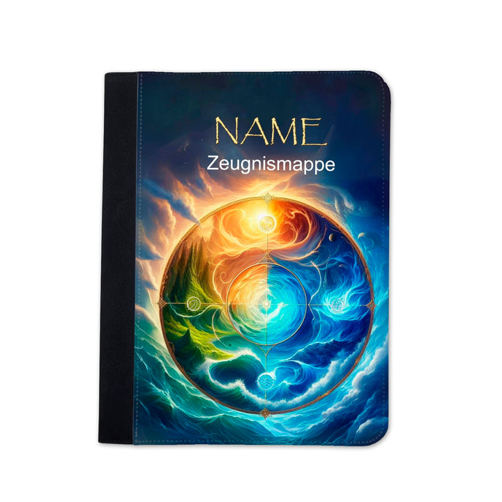 Zeugnismappe mit Name | Zeugnismappe personalisiert | mit Klarsichthüllen A4+ | Urkundenmappe | pers