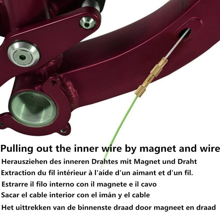 BESNIN Interne Kabelführung Kit Schlauchschneider Fahrrad Werkzeug Set Fahrrad Internes Kabelführung