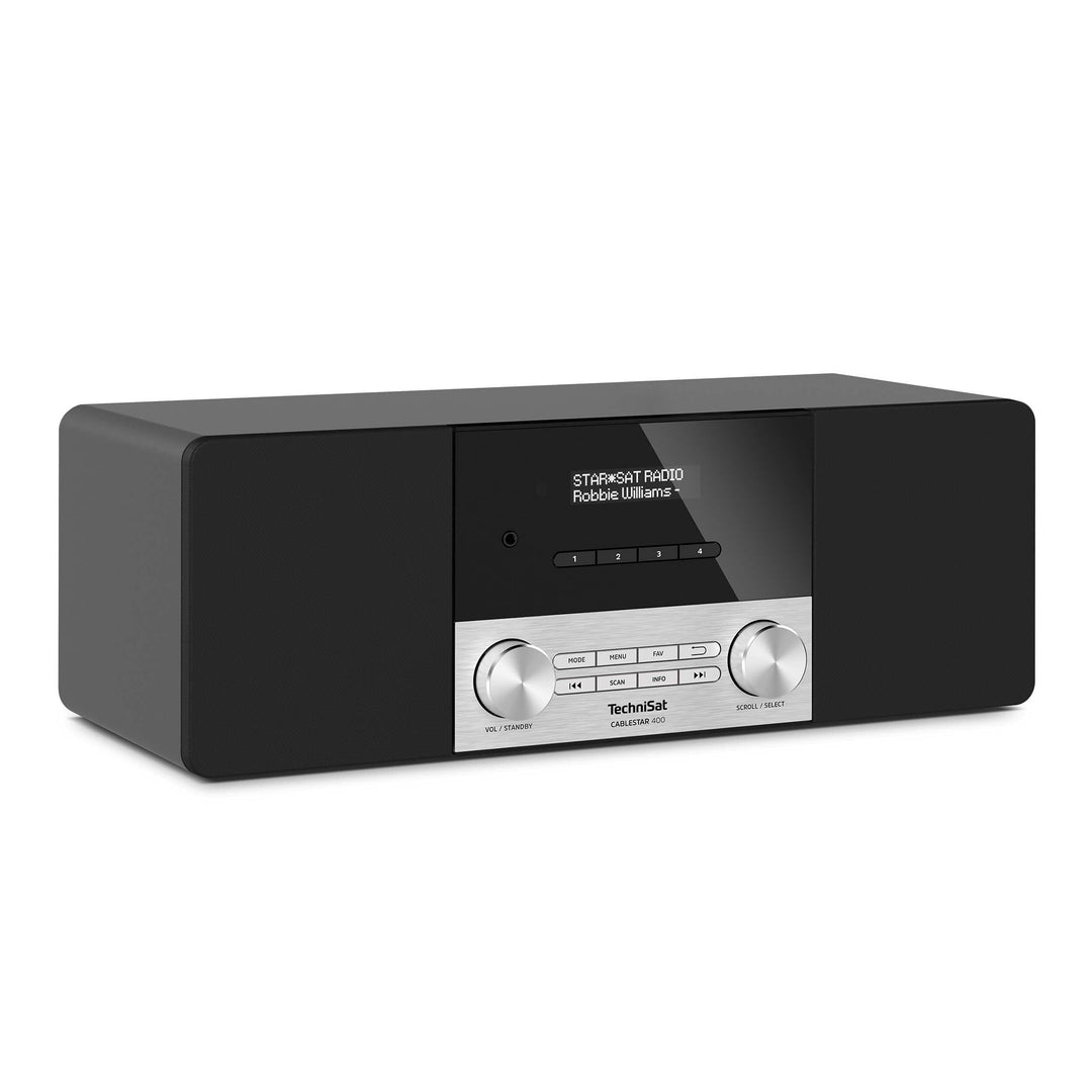 TechniSat CABLESTAR 400 - Stereoradio für unverschlüsselte Digitale Radioprogramme via Kabel (incl.