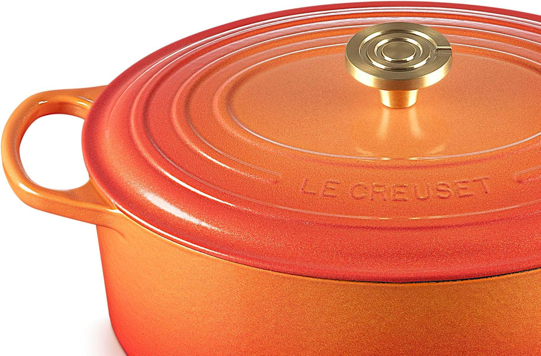 Le Creuset Flamme Dorée Ovalkasserolle, 29 cm Volcanic 29 cm, Volcanic 29 cm
