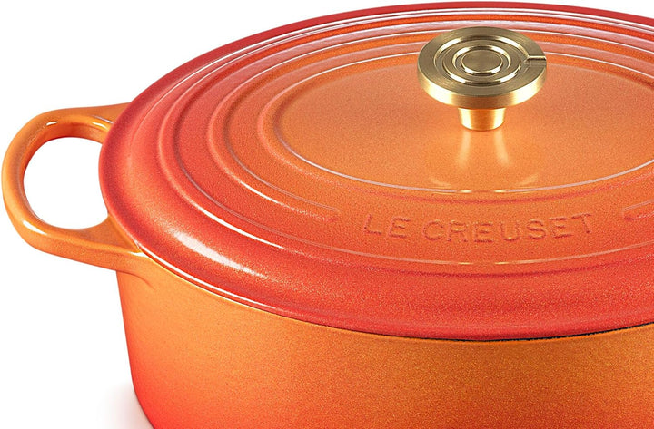 Le Creuset Flamme Dorée Ovalkasserolle, 29 cm Volcanic 29 cm, Volcanic 29 cm
