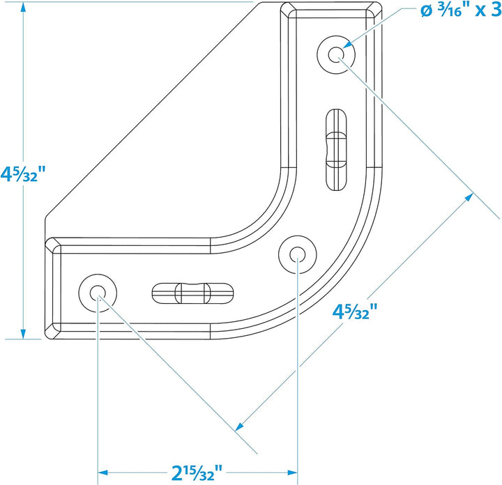 Seachoice Cooler Mounting Montagesatz, Montagesatz
