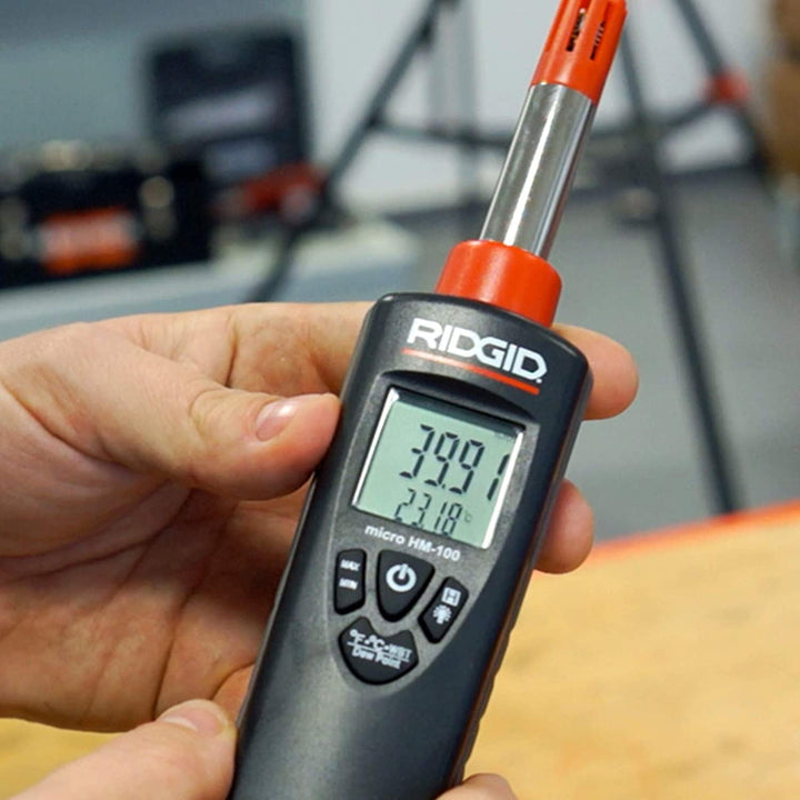 RIDGID 37438 micro HM-100 Temperatur und Feuchtigkeitsmesser