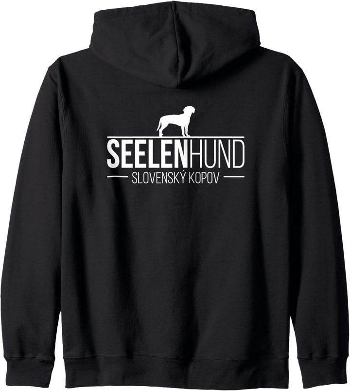 Slovensky Kopov mein Seelenhund Jagdhunde Hund Hundespruch Kapuzenjacke