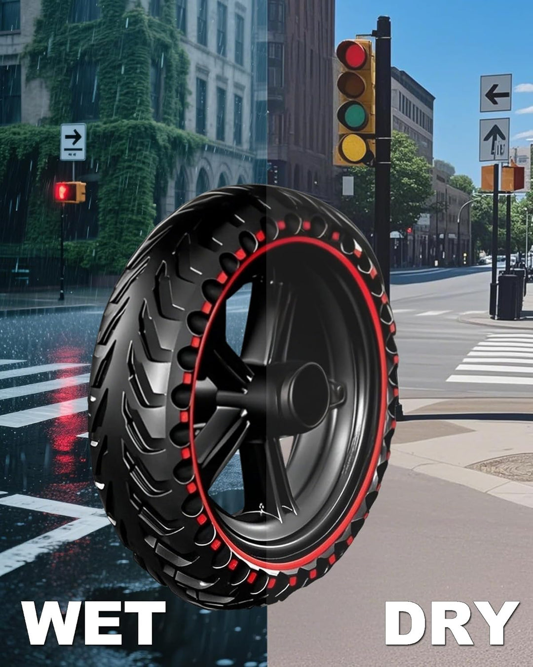 BABEJIA 2 Stück 50/75-6.1 Scooter Reifen für Xiaomi Elektroroller Pro 2 / M365 / M365 Pro / 1S / Ess