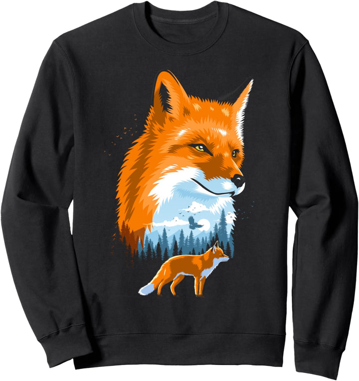 Fuchs im Wald, Hund wild Sweatshirt