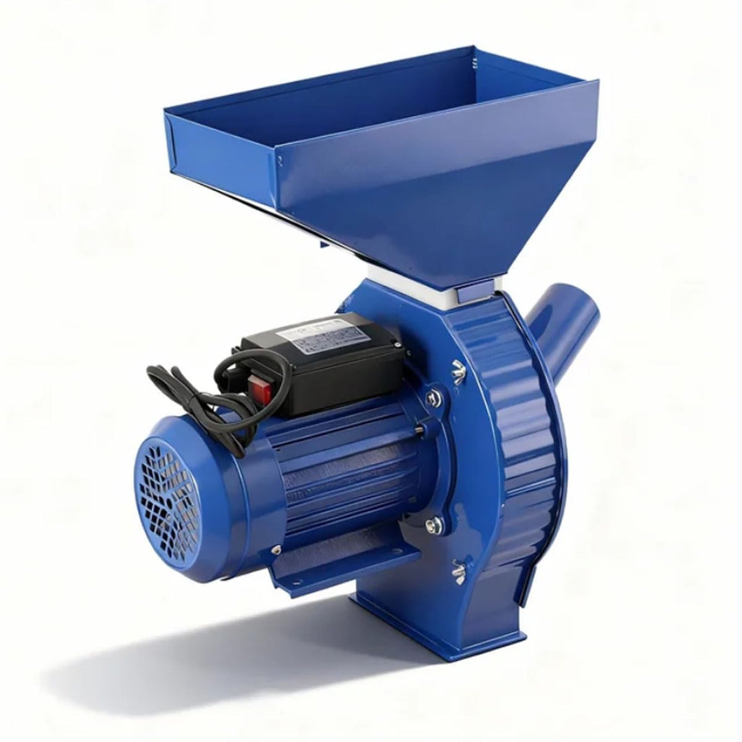 Elektrische Getreidemühle, 240 kg/h Durchsatzmenge, Starkem 1100 Watt Elektromotor, Tischmontage Sch
