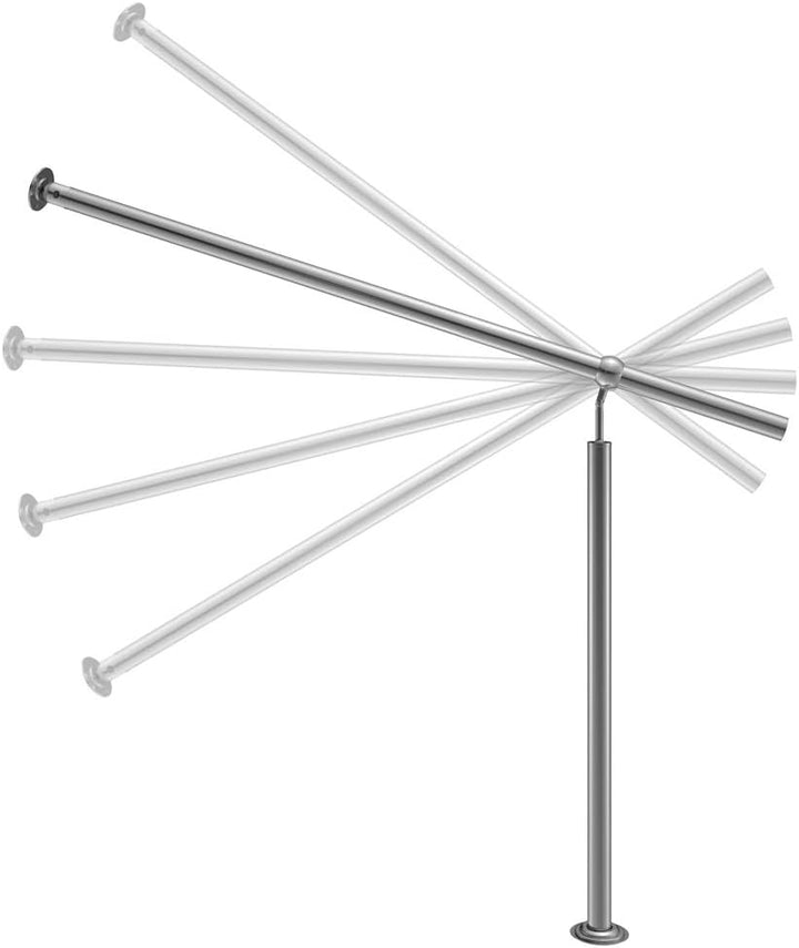 MONZANA® Edelstahl Eingangsgeländer 100cm Pflegeleicht Innen Aussen Handlauf Wandhandlauf Treppengel