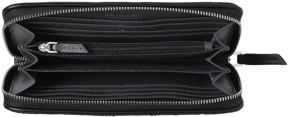 Calvin Klein RE-LOCK Z/A WALLET LG QUILT, schwarz(black), Gr. ONE SIZE