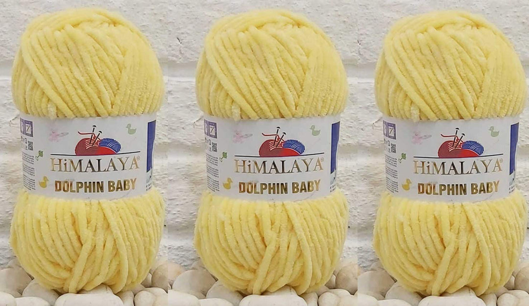 3 Knäuel Himalaya Delphin Baby Garn 395 Yards 3x100g Super Bulky Baby Blanket Garn (80302)