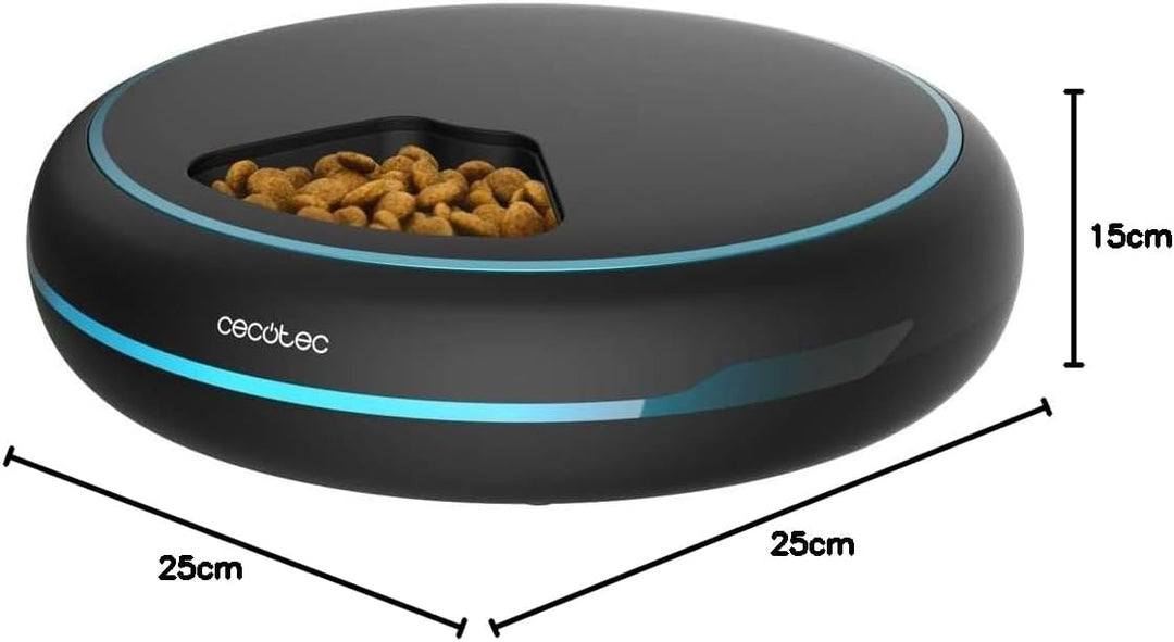 Cecotec Pumba 1600 Purrfect Meal Automatischer Futterspender für Haustiere, Fassungsvermögen 1,6 l,