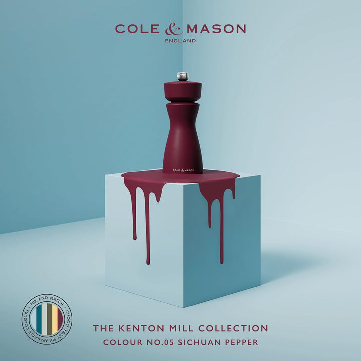 Cole & Mason Kenton Salz- und Pfeffermühle, Szechuanpfeffer, Verstellbarer Mahlgrad, Langlebiges Ker