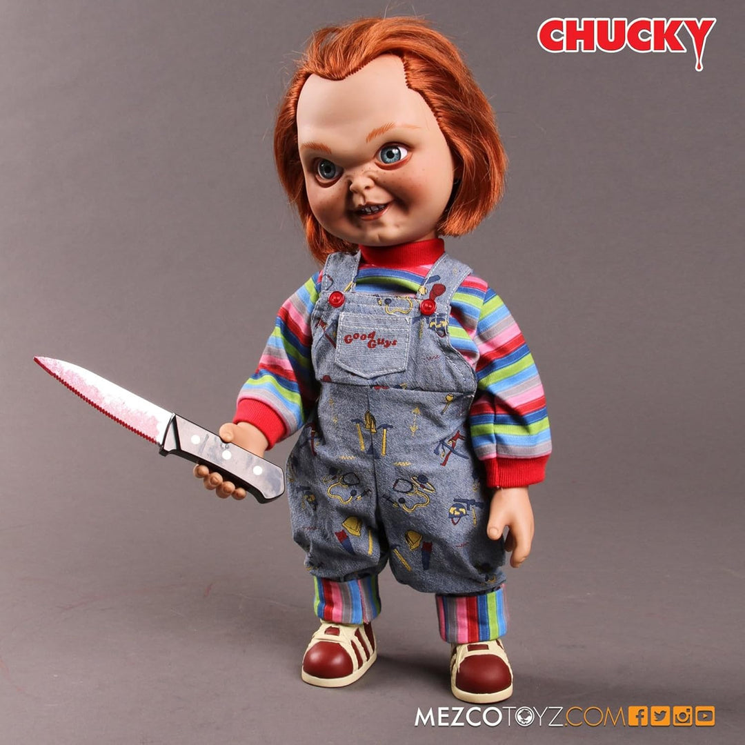 Child's Play MZ78002 Kinderspiel 37 cm Good Guy Chucky Puppe mit Sound 37 cm Good Guy Chucky Doll wi