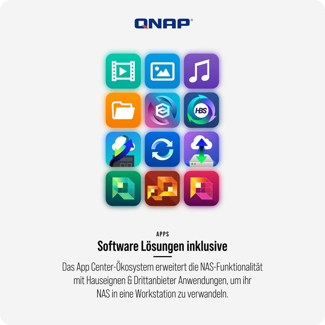 QNAP TS-h3077AFU-R7-64G | 30-Bay 2,5"-inch SATA, All-Flash, Ryzen Pro CPU, 2 x 2.5 GbE + 2 x 10GbE B