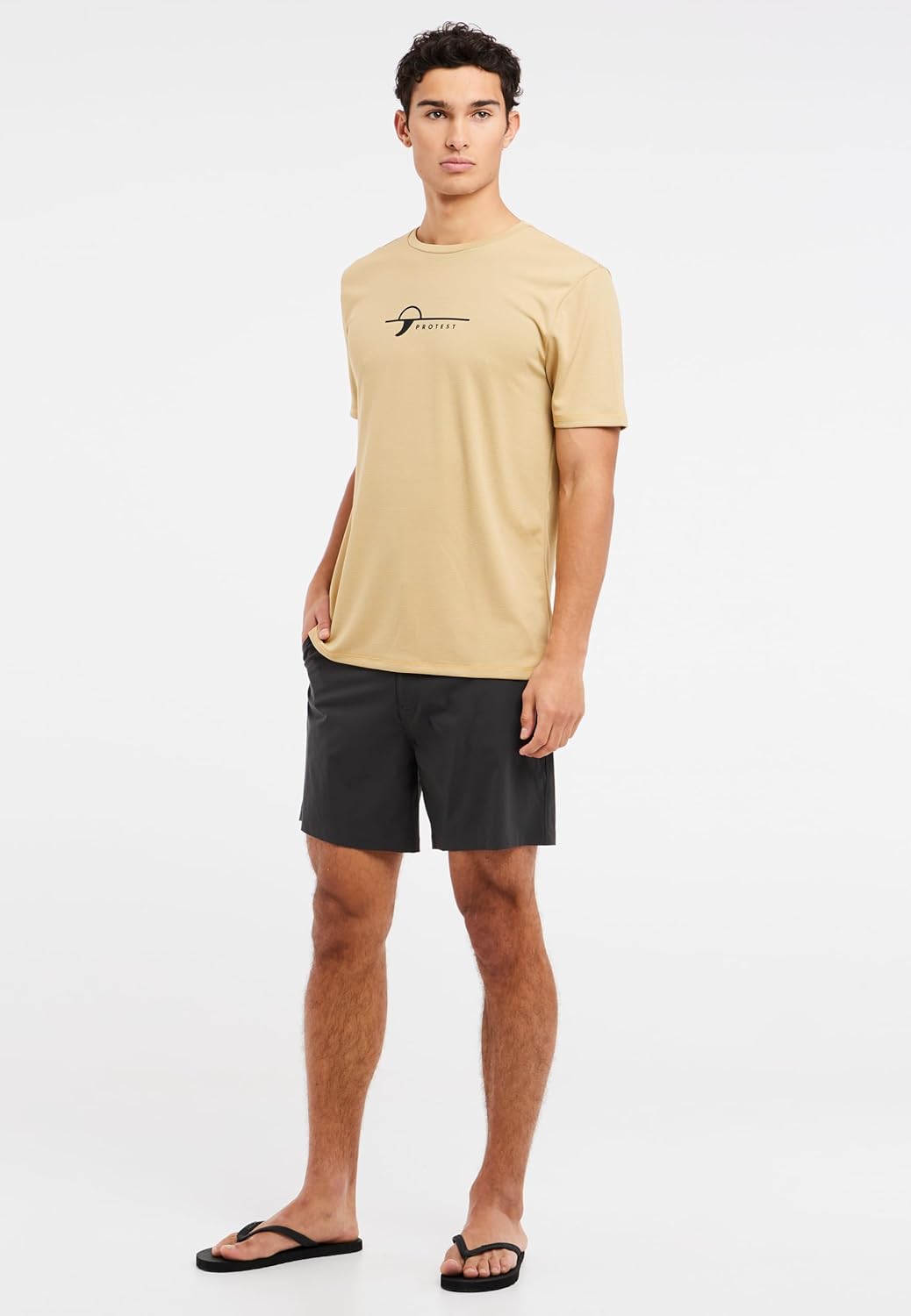 Protest Herren Surf-t-Shirt PRTLEGUNDI XS Butteryellow, XS Butteryellow