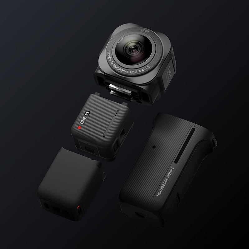 Insta360 ONE RS 1-Zoll 360° Edition - 6K 360°-Kamera mit Zwei 1-Zoll-Sensoren, Zusammen mit Leica en