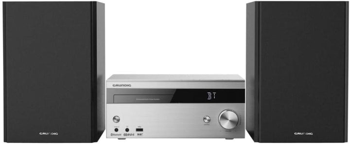Grundig CMS 4000 BT DAB HiFi System Silber, mit Bluetooth FM/DAB+ 100 Watt RMS Single, FM/DAB+ 100 W