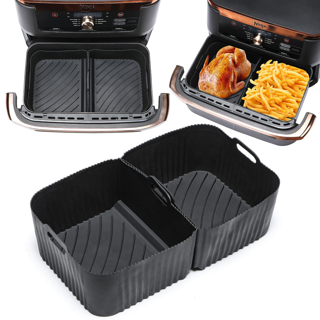 Airfryer Zubehör Für Heissluftfritteuse Ninja Af500EU Af500EUCP 10,4L, Silikonform Für Heissluftfrit