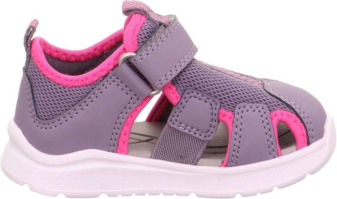 Superfit Mädchen Wave Sandalen 19 EU Weit Lila Pink 8510, 19 EU Weit Lila Pink 8510