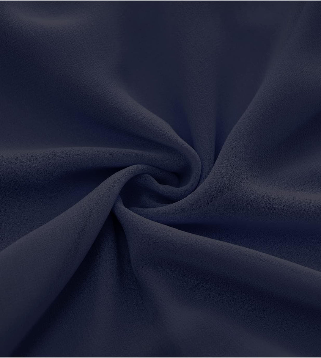 DRESSTELLS Abendkleid Damen Festlich Spitzenkleid für Hochzeit Chiffon Cape Ärmel Ballkleid Elegant