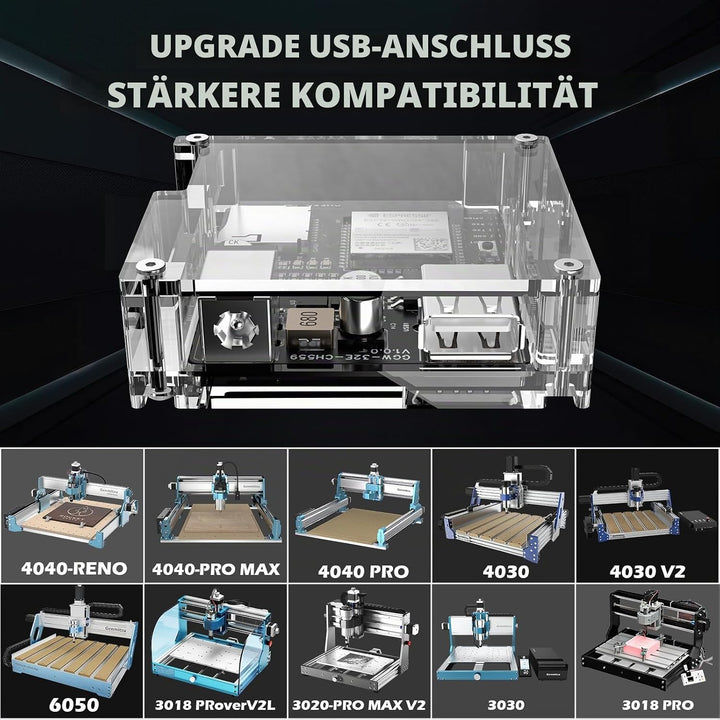 Genmitsu GGW-USB Wireless Wi-Fi Modul Kit mit USB-Anschluss, App G-Code Sending, Fernbedienung und M