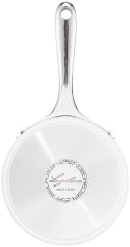 Lagostina Orchestra Kasserolle mit langem Griff aus Edelstahl 18/10 Ø 20 cm, 3-lagiger Lagotherm-Bod